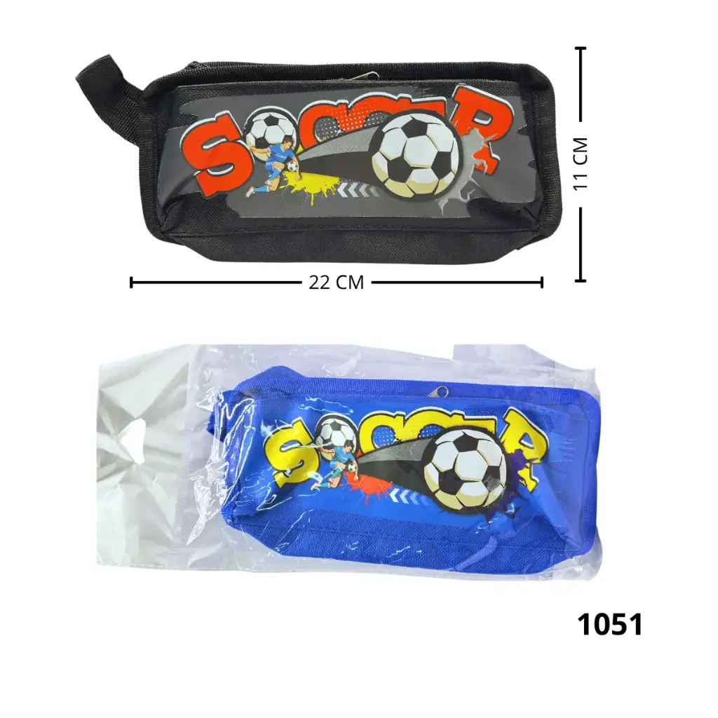 1051 CARTUCHERA CON AGARRADERA MOTIVO SPORT