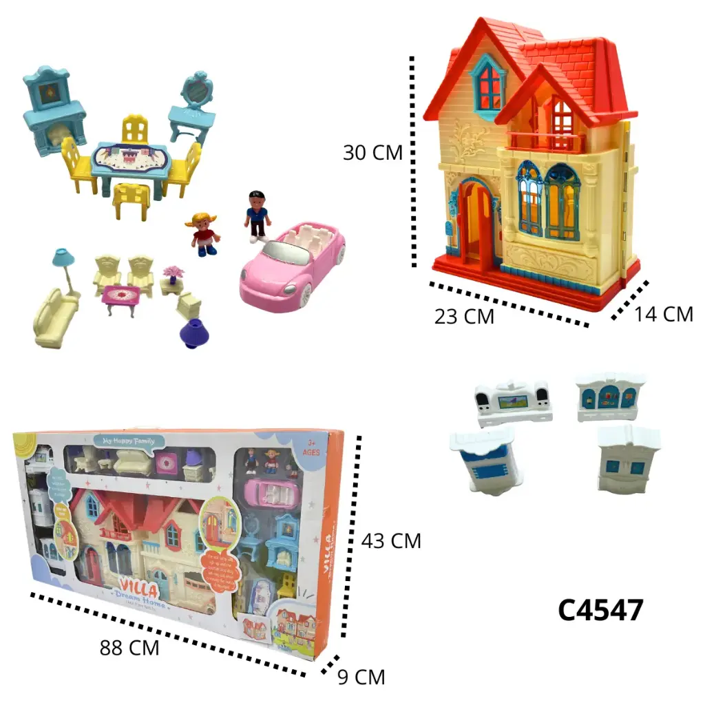 C4547 CASA CASTILLO MUÑECAS INTERACTIVA NIÑAS