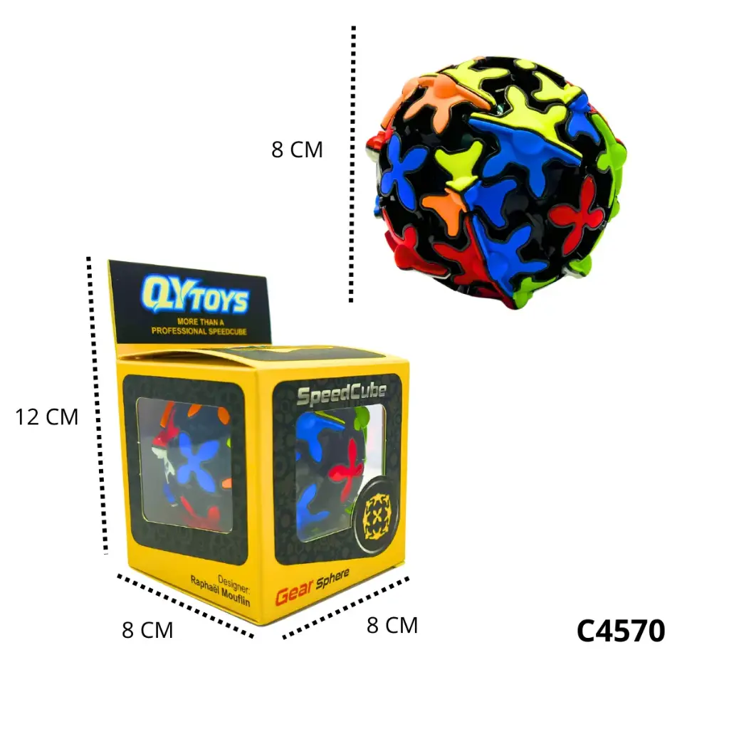  C4570 CUBO RUBIK ESFERA SPEED QIYI ENGRANES 766