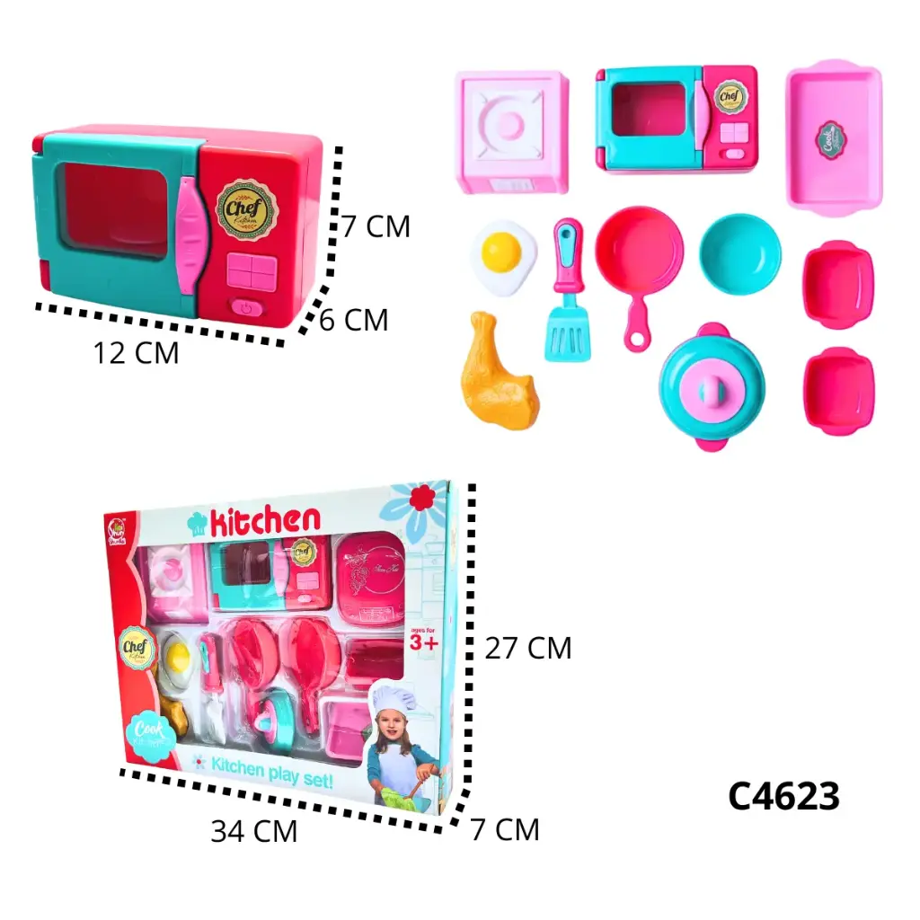 C4623 SET JUEGO DE COCINA DE TE