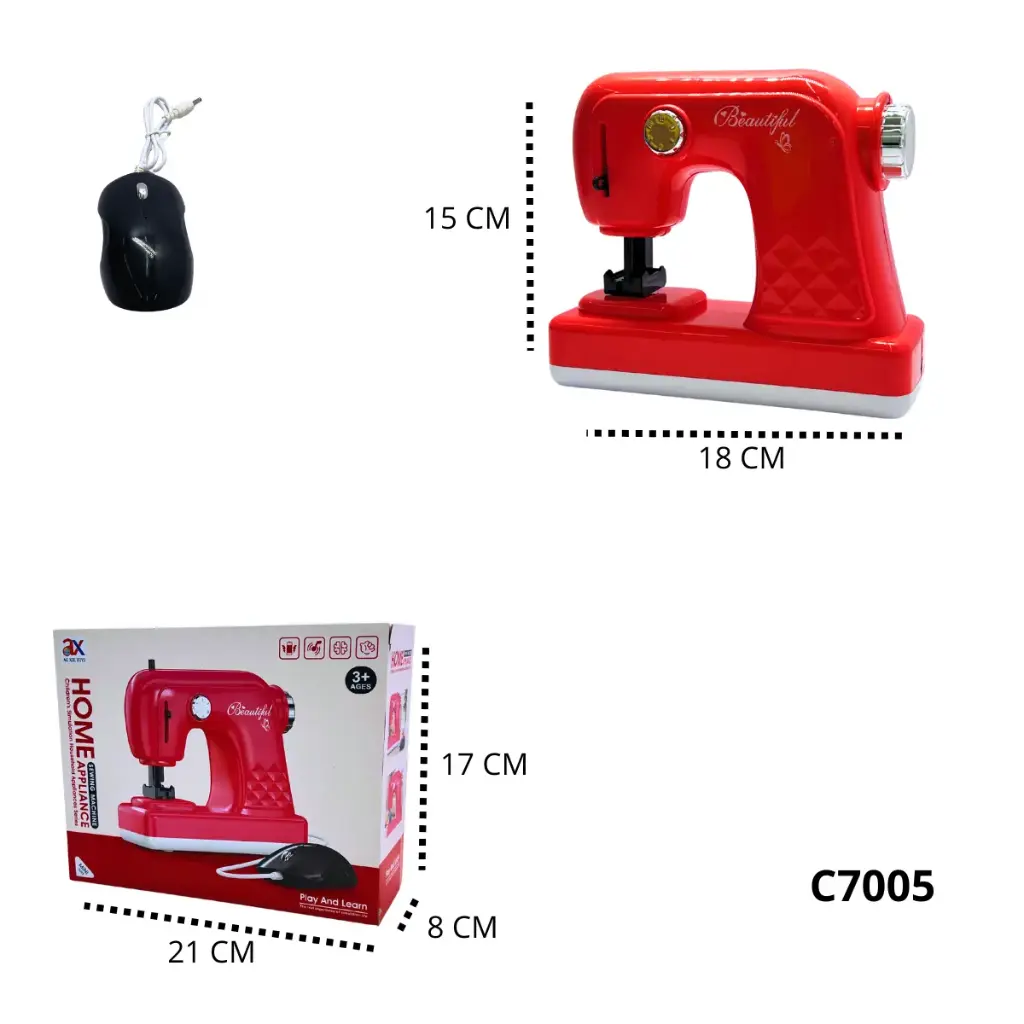 C7005 MAQUINA COSER PARA NIÑA CON MOUSE
