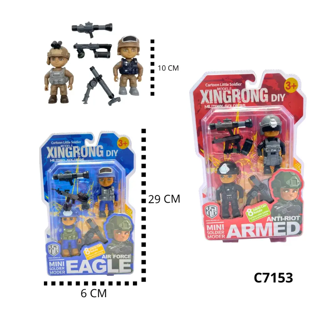 C7153 SOLDADO ACCESORIOS EN BLISTER 