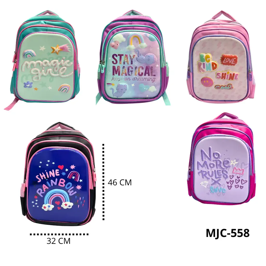 MJC-558 MORRALPARA NIÑA ESCOLAR TONOS PASTELES