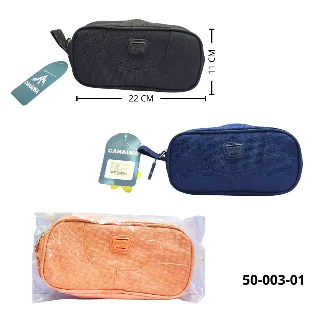 50-003-01 CARTUCHERA STD ROSA AZUL LILA NEGRA