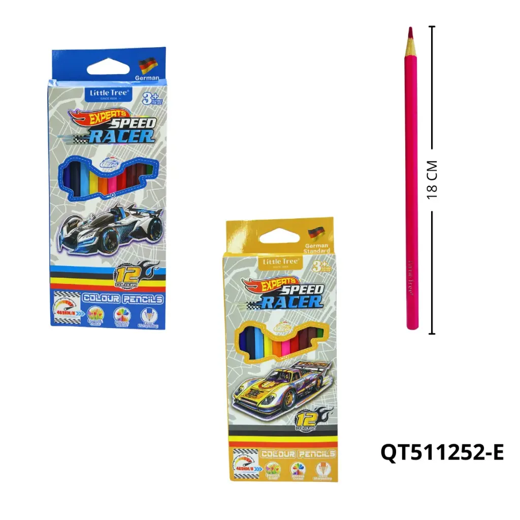 QT511252-E COLORES DE ALTA GAMA CARRITOS X12PCS