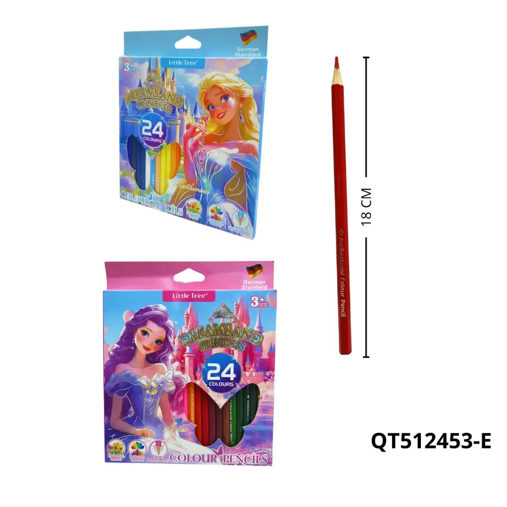 QT512453-E COLORES DE ALTA GAMA PRINCESA X24 PCS