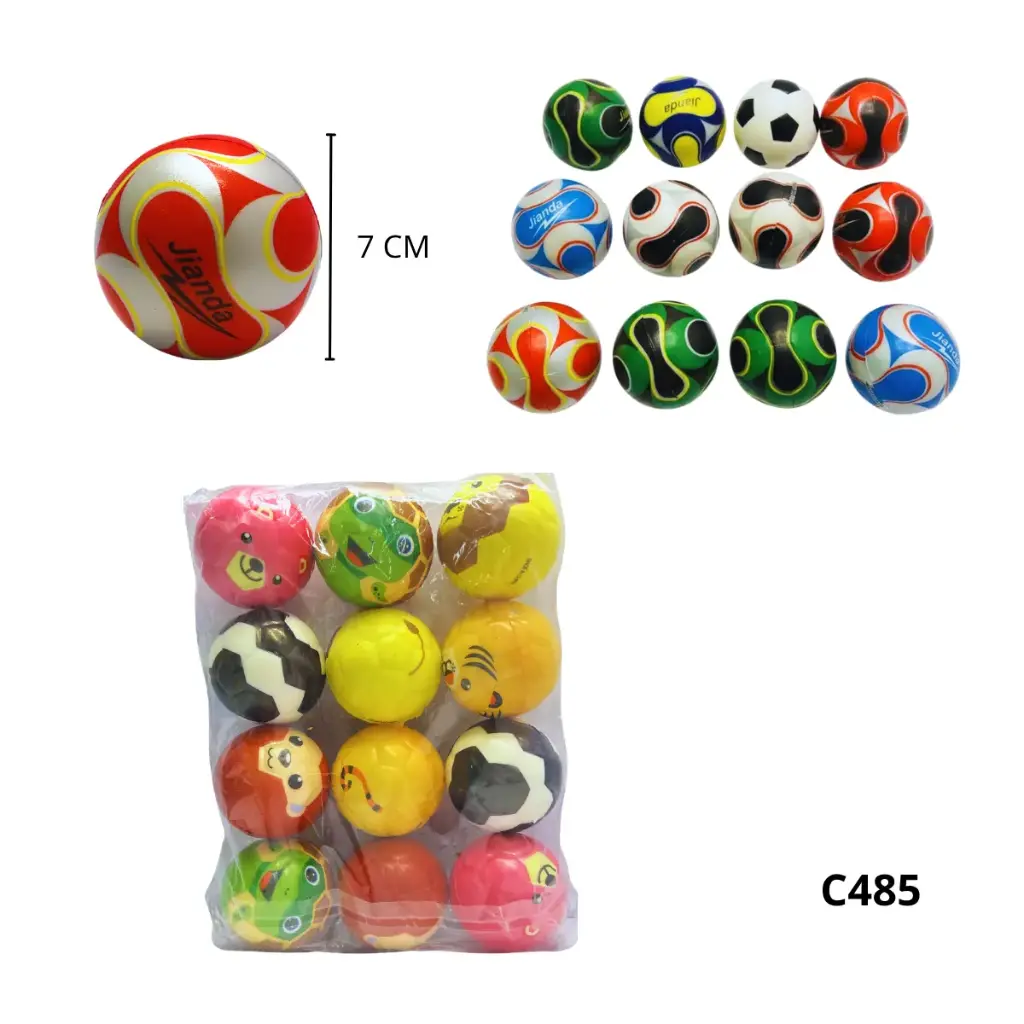 C485 PELOTA ANTIESTRES EMOJI