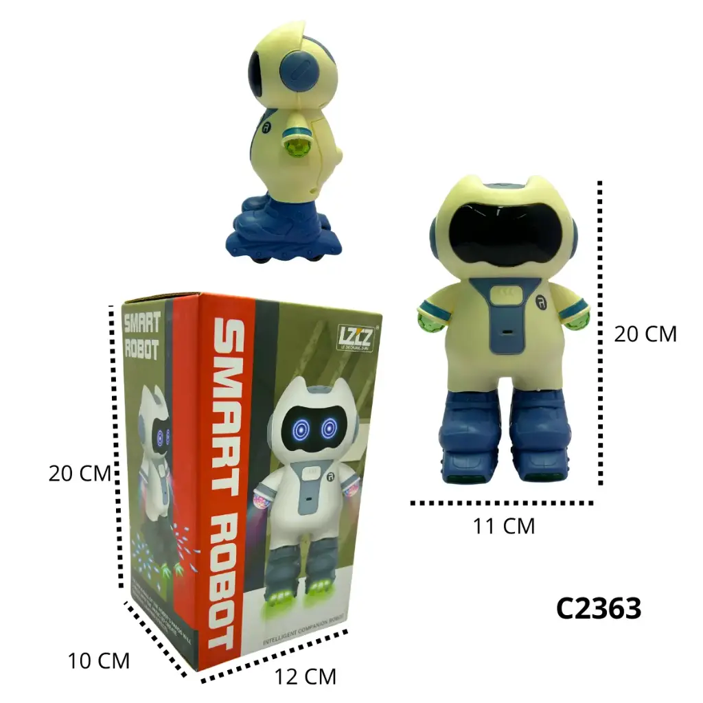 C2363 ROBOT PATINADOR CON LUZ Y SONIDO