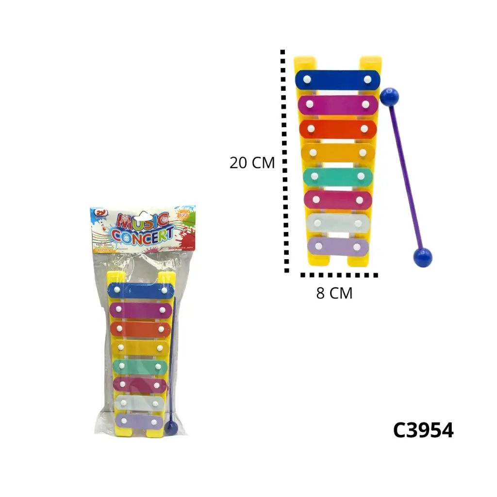C3954 XILOFONO MARIMBA MULTICOLOR