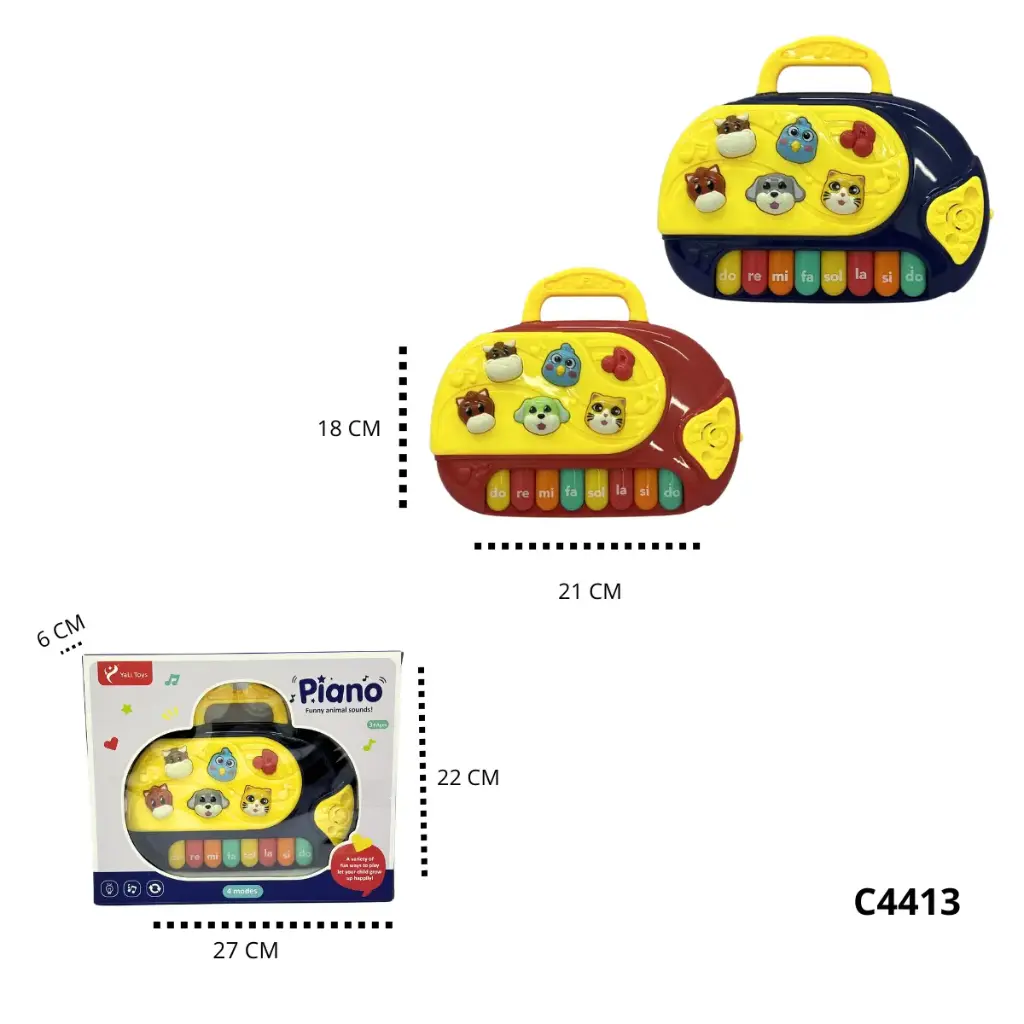 C4413 PIANO ANIMALES DE LA GRANJA