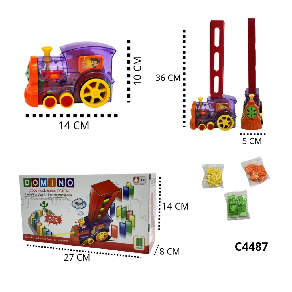 C4487 TREN DOMINÓ DIDACTICO