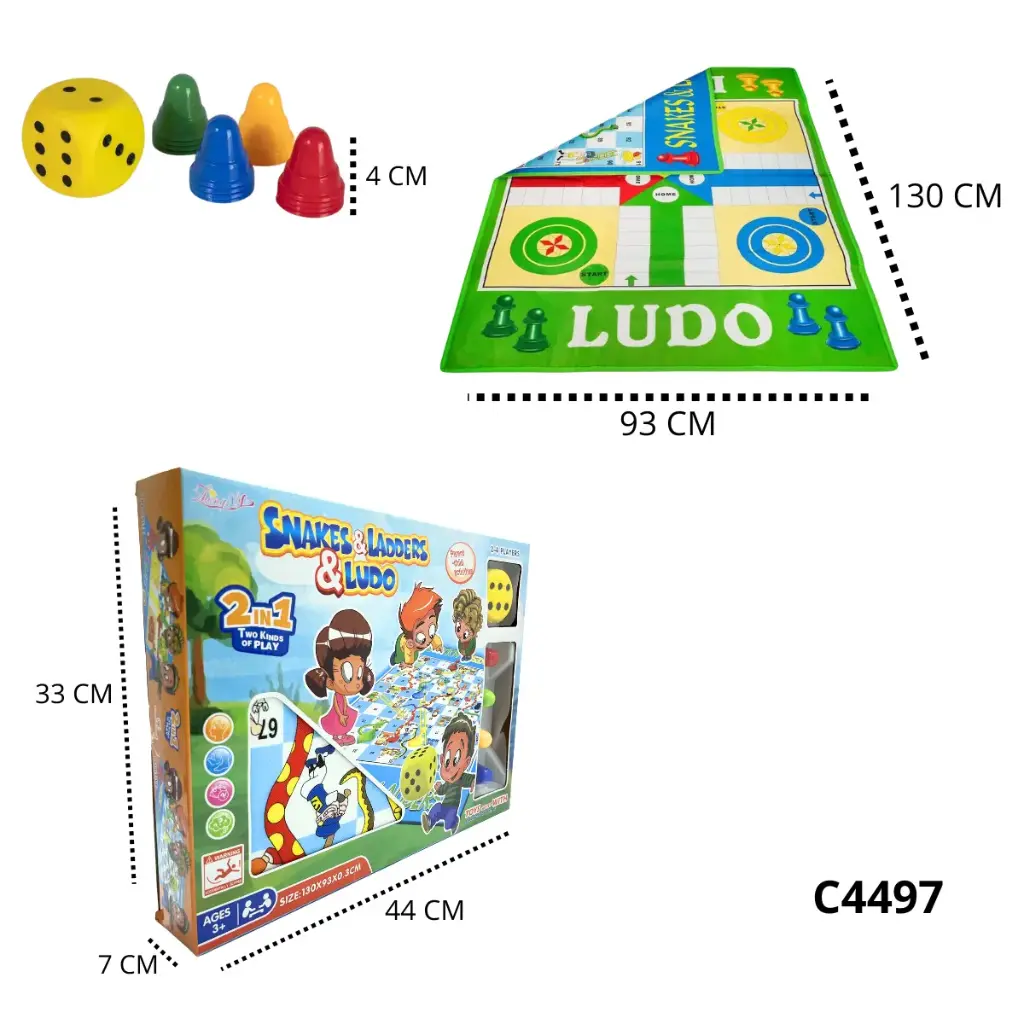 C4497 TAPETE SERPIERTES & ESCALERAS Y LUDO 