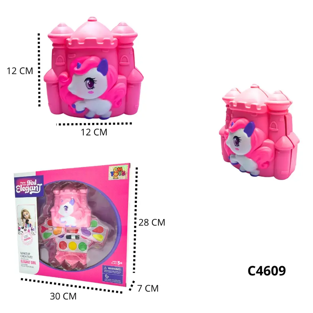 C4609 KIT DE MAQUILLAJE PARA NIÑA UNICORNIO