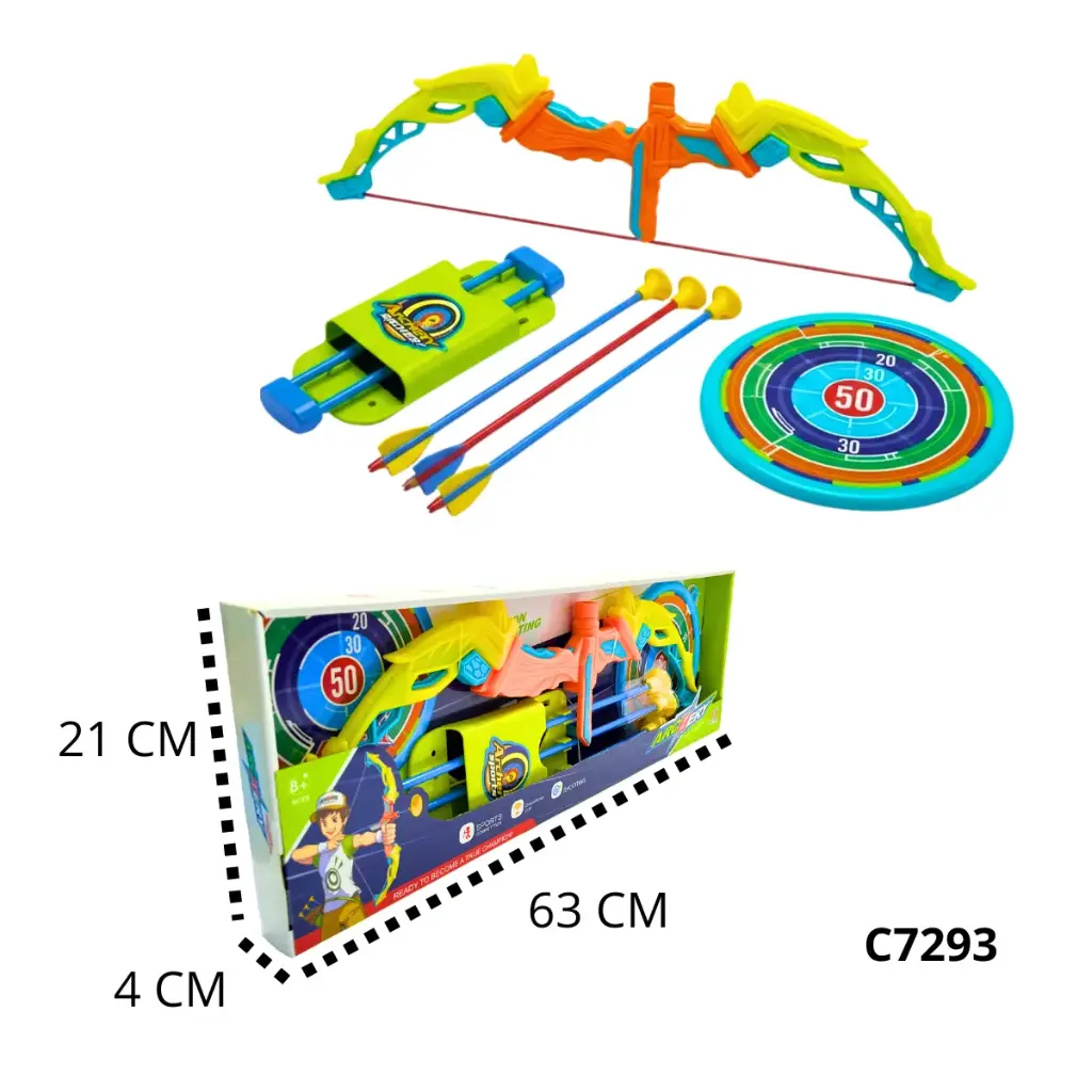 C7293 ARCO DE FLECHAS CON TIRO AL BLANCO