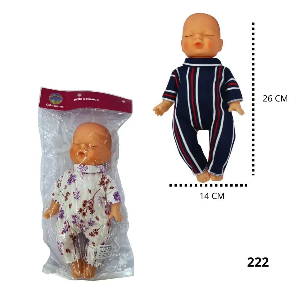 222 BEBE DORMIDO PEQUENO