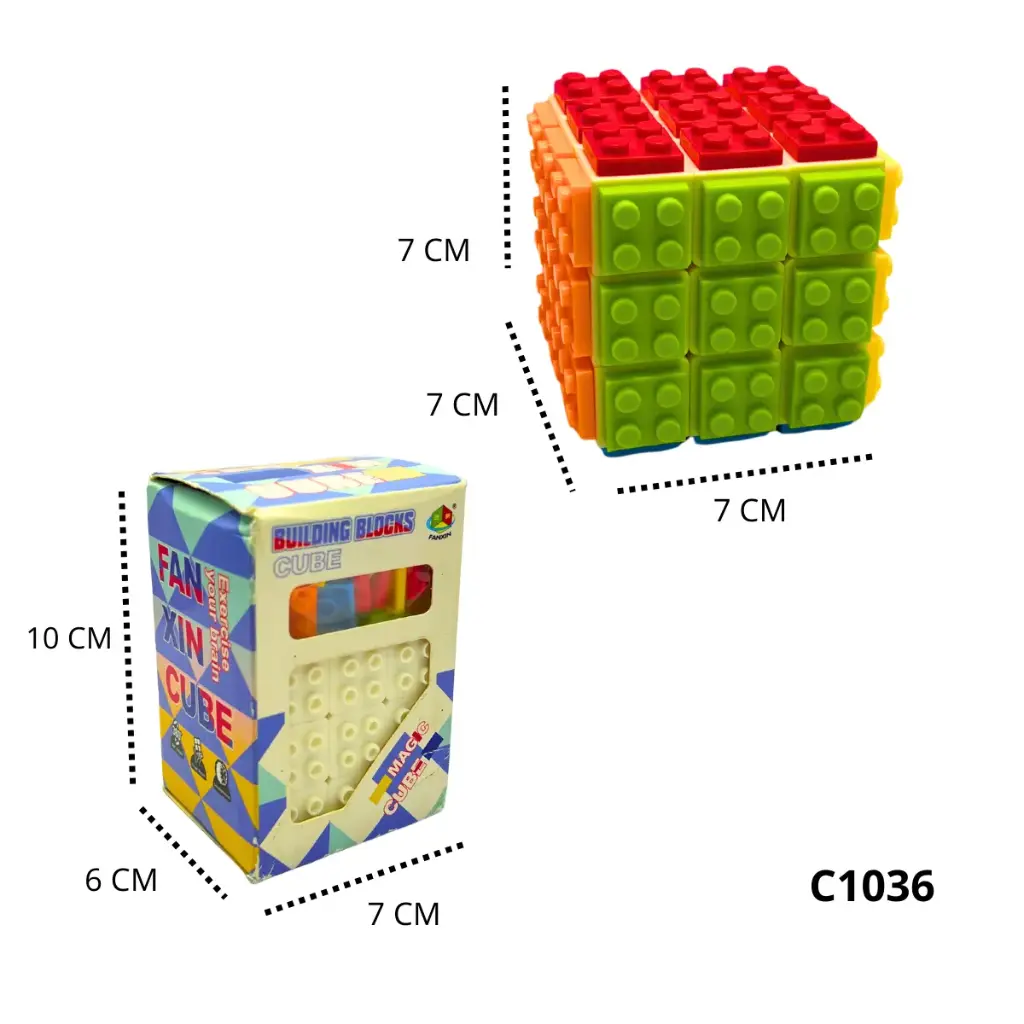 C1036 CUBO RUBIK BLOQUES DE CONSTRUCCIÓN