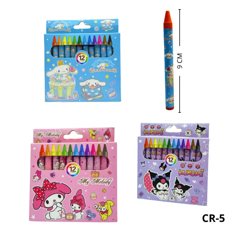 CR-5 CRAYOLAS SANRIO