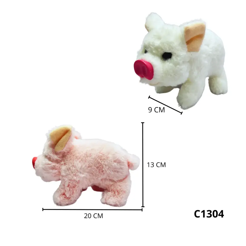 C1304 CERDITO SALTARIN CON LUZ