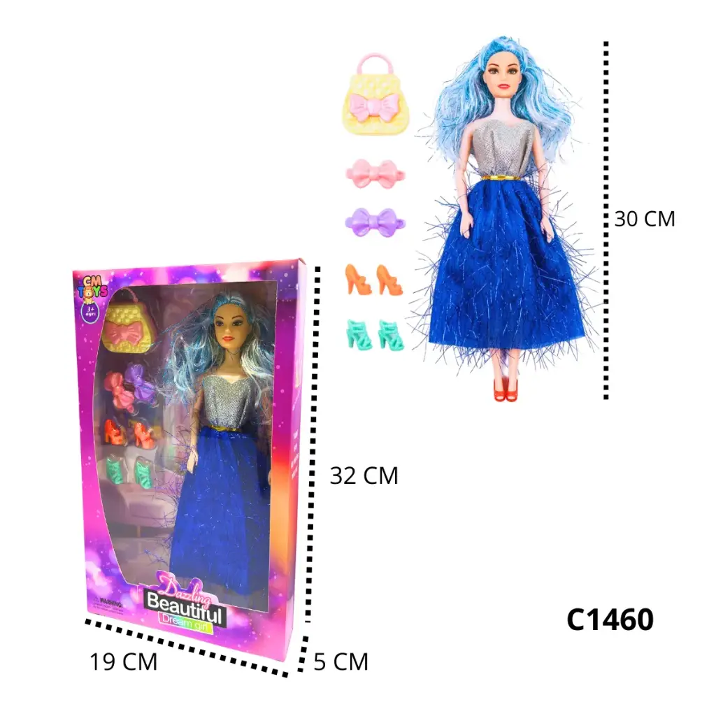 C1460 MUÑECA FLACA ACCESORIOS