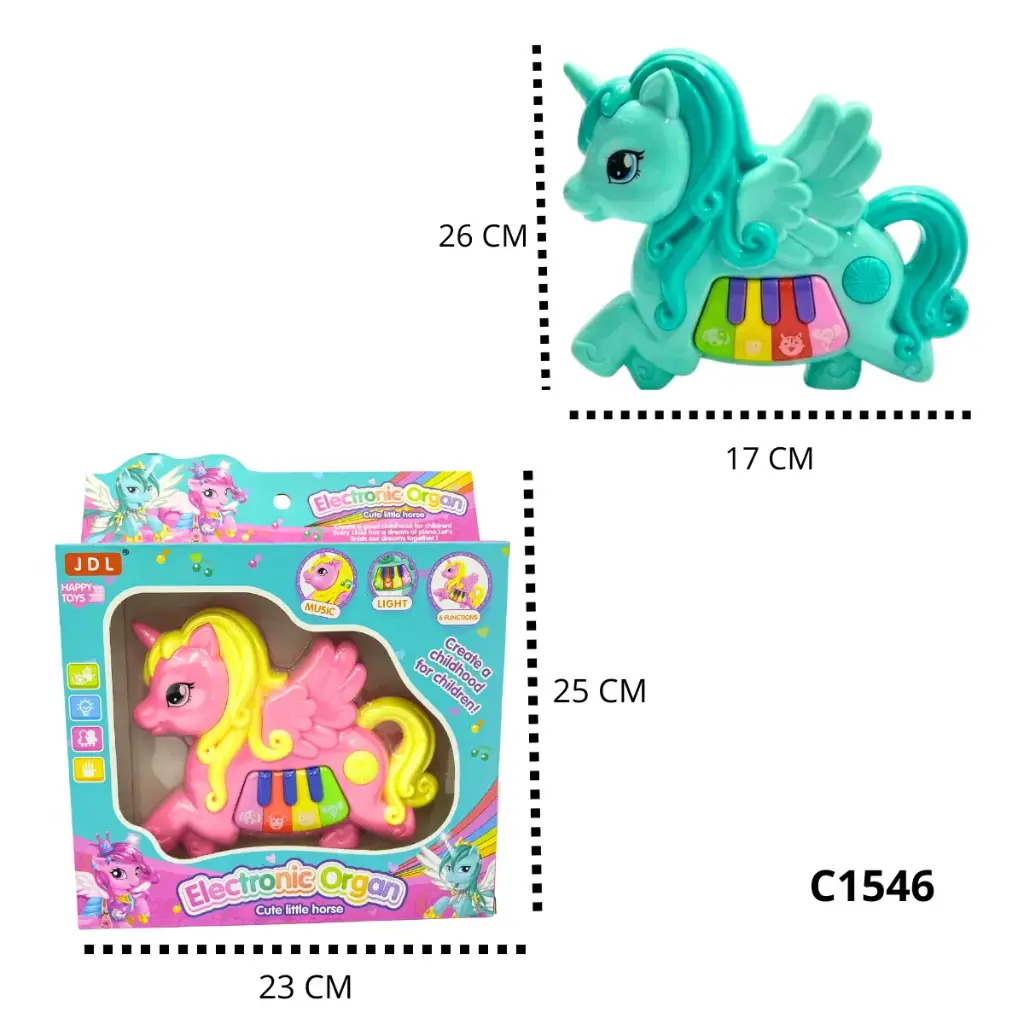 C1546 PIANO UNICORNIO ELECTRONICO ORGANETA
