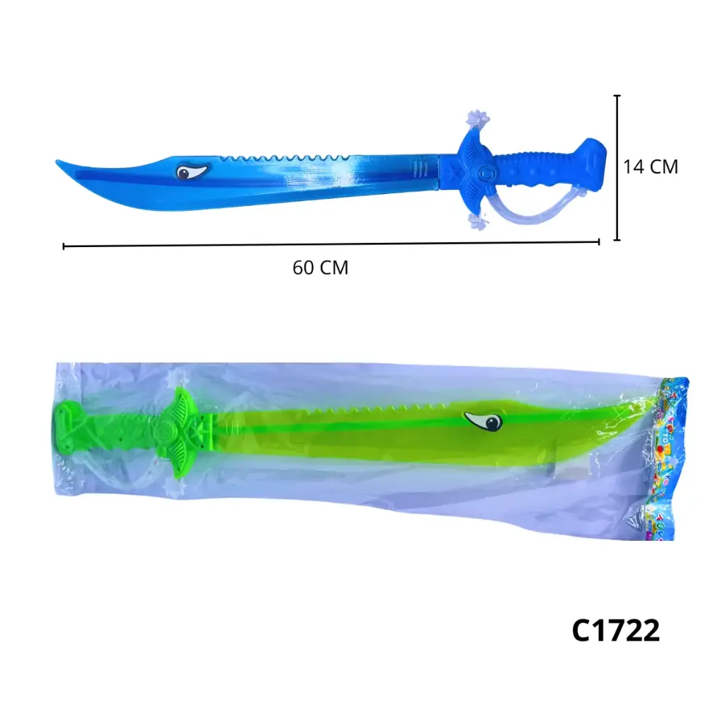 C1722 ESPADA DE LUZ Y SONIDO TIBURON GDE
