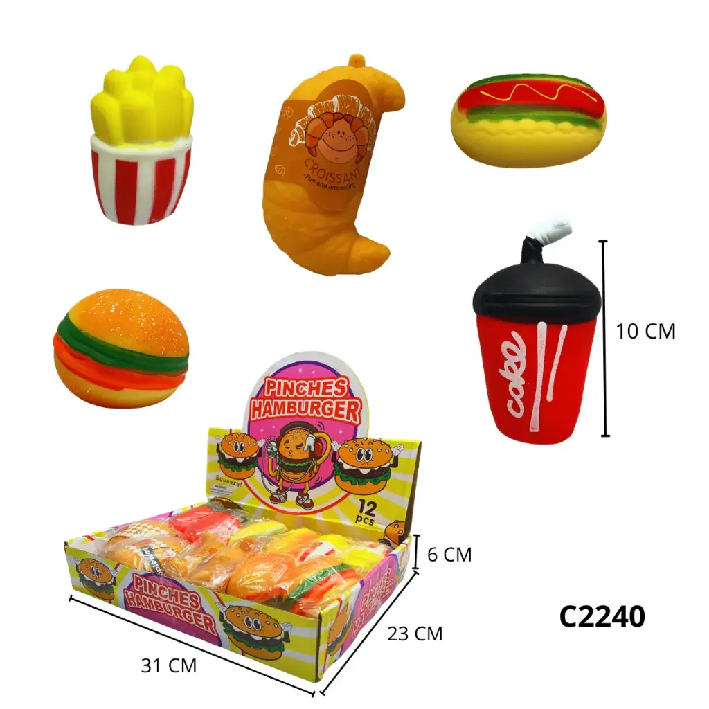 C2240 SQUISHY ANTIESTRES COMIDA