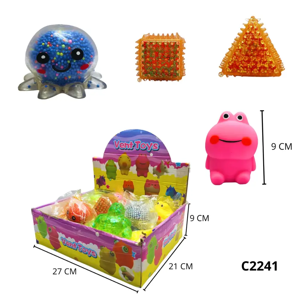 C2241 SQUISHY TRANSPARENTE MODELOS STD