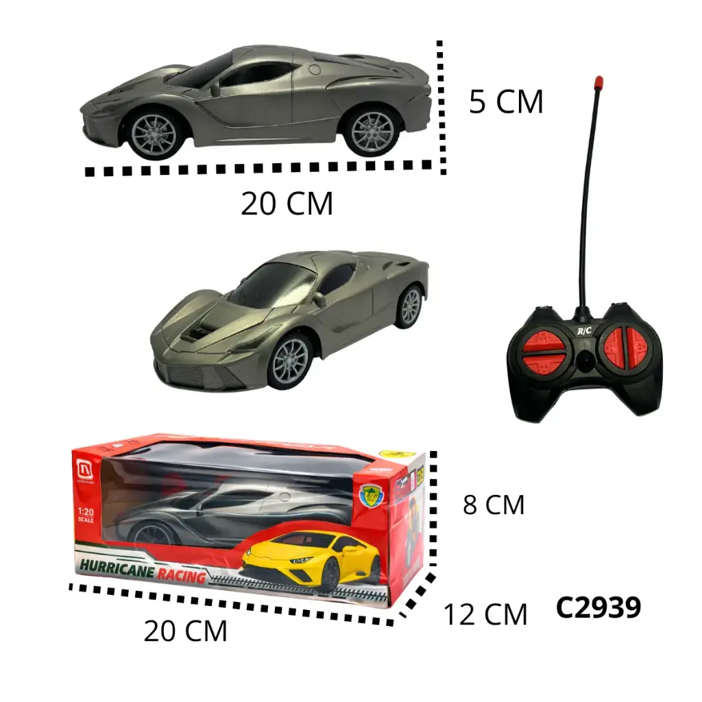 C2939 CARRO DEPORTIVO A CONTROL REMOTO