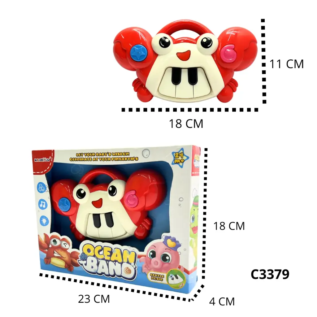 C3379 PIANO MUSICAL DE CANGREJO