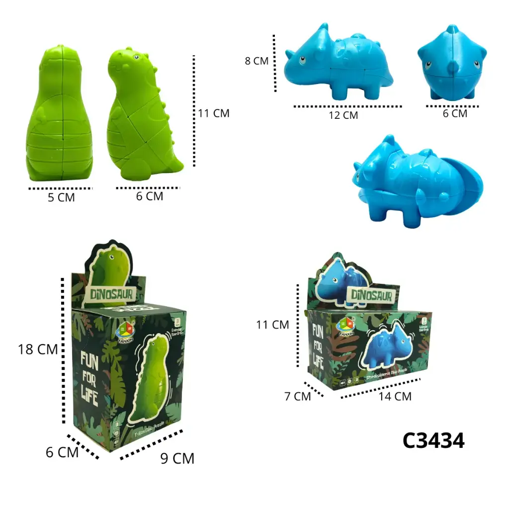 C3434 DINOSAURIOS MÁGICOS PUZLES