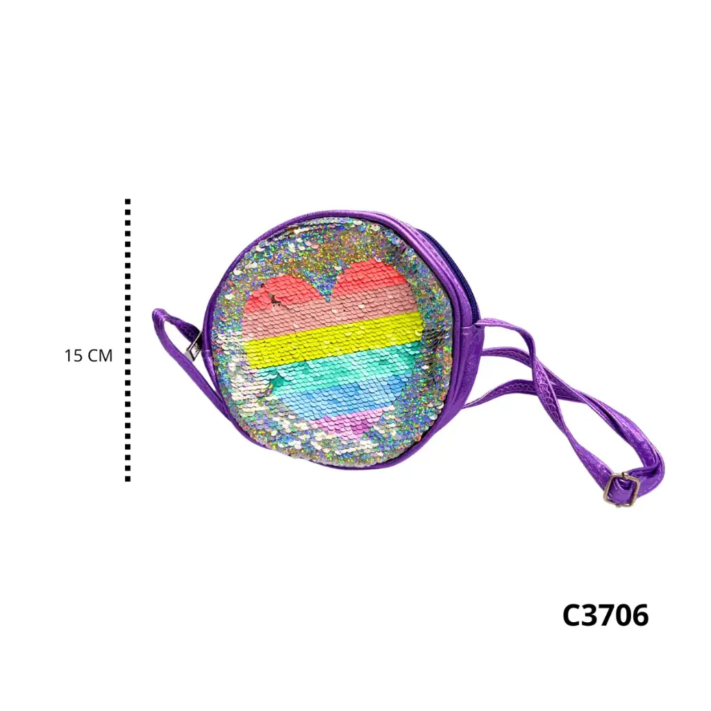 C3706 BOLSO CORAZÓN REDONDO