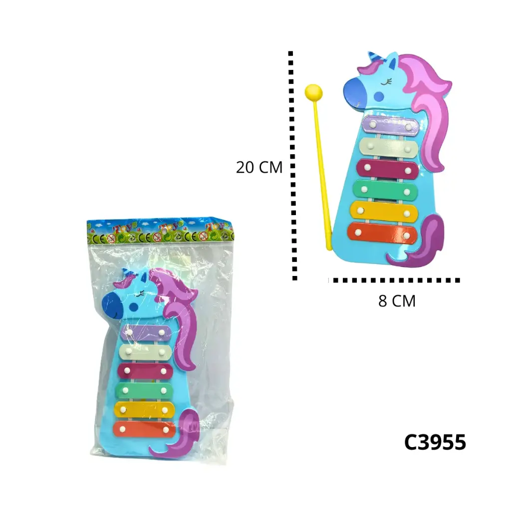 C3955 XILOFONO MARIMBA UNICORNIO 