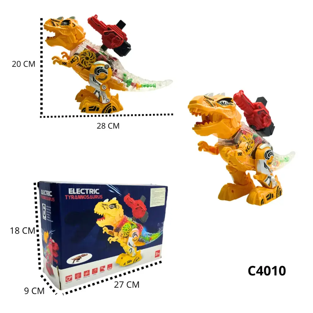 C4010 DINOSAURIO CON LUZ Y SONIDO