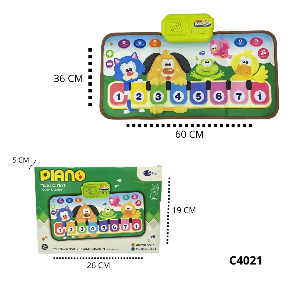 C4021 TAPETE PIANO DIDACTICO CON SONIDO 