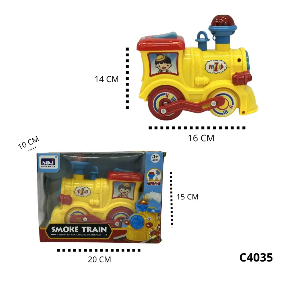 C4035 TREN DIDÁCTICO INFANTIL CON LUZ Y SONIDO