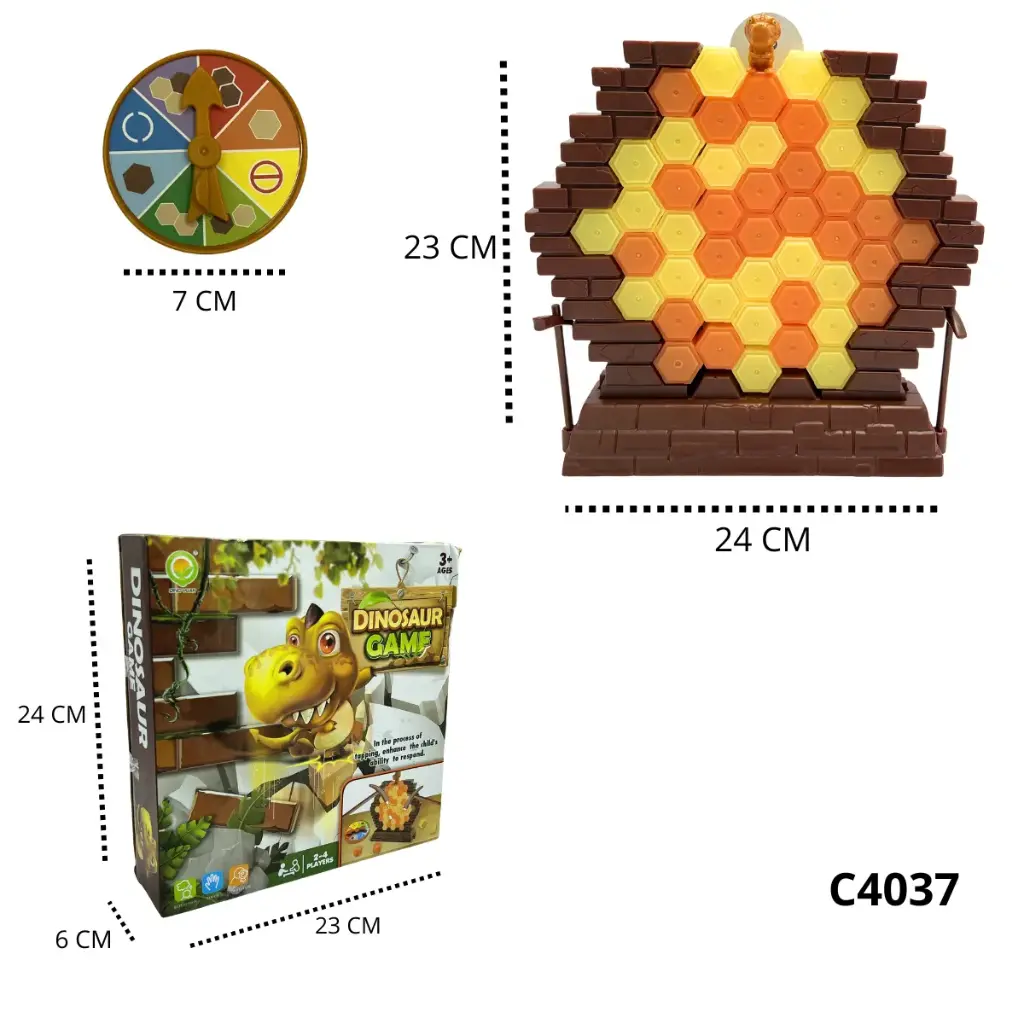 C4037 DINOSAURIO RULETA ROMPE HIELOS