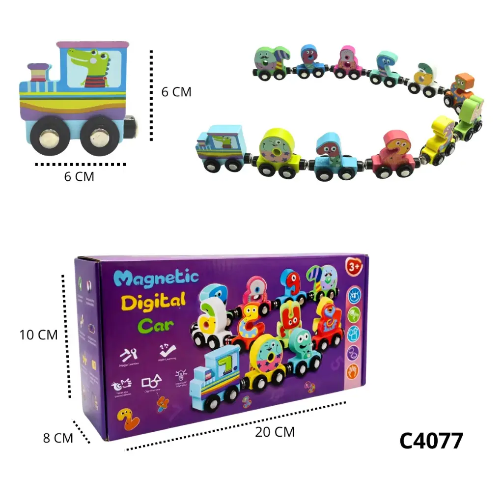 C4077 TREN MADERA NÚMEROS