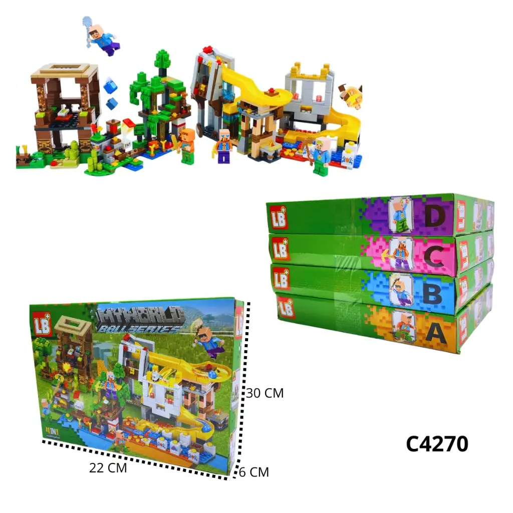 C4270 FICHAS DE ARMAR MY WORLD X4