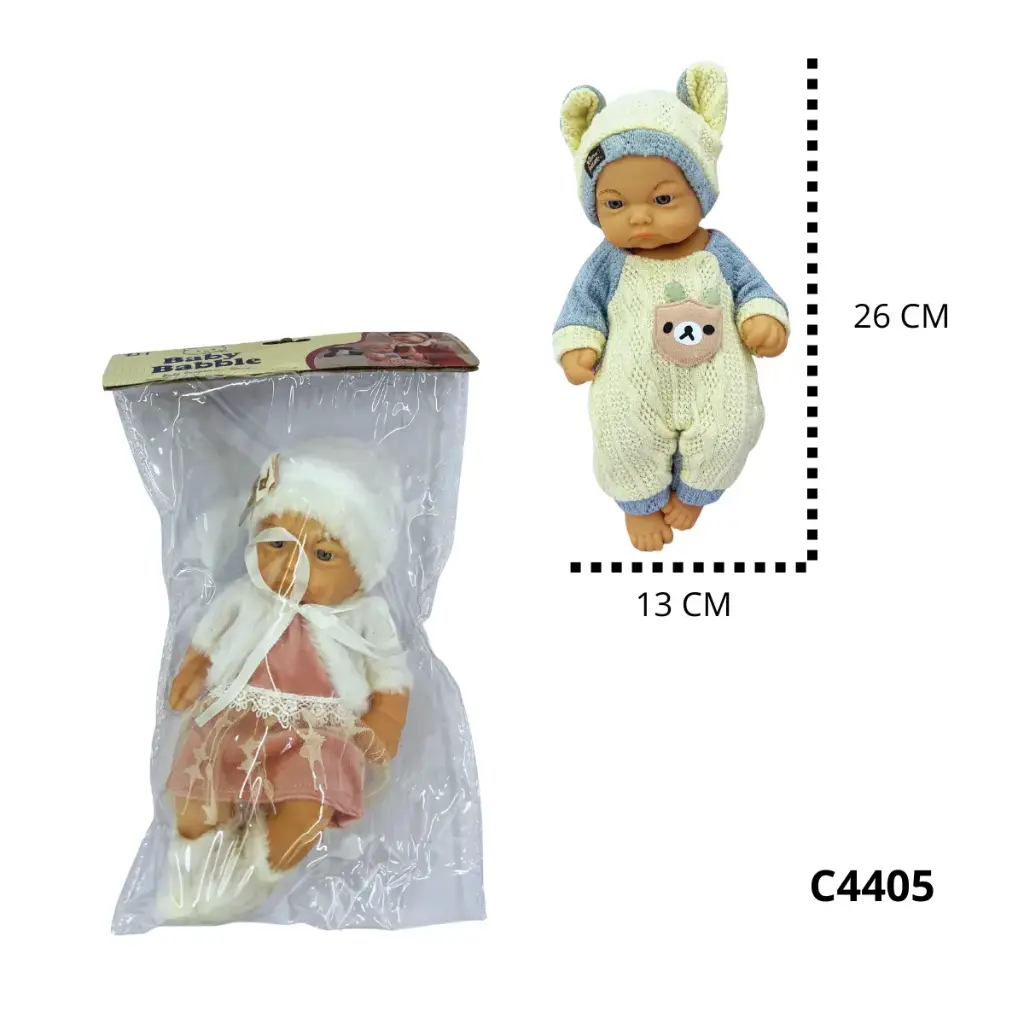 C4405 BEBE REAL CON SONIDO EN BOLSA 