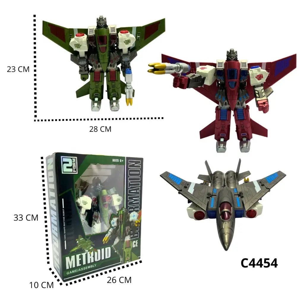 C4454 MUÑECO TRANSFORME METROID 