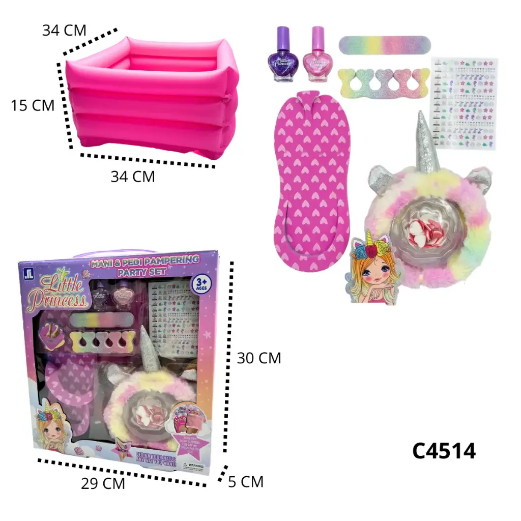  C4514 KIT UNICORNIO MANICURE PARA NIÑAS