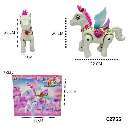 C2755 C2755 CABALLO PONY CON LUZ Y SONIDO